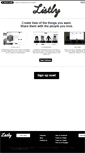 Mobile Screenshot of listly.it