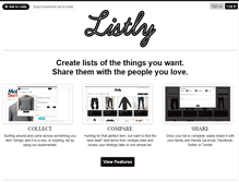 Tablet Screenshot of listly.it